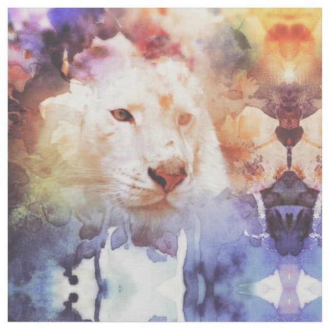 Big Cat Grunge Tyg (Närbild)