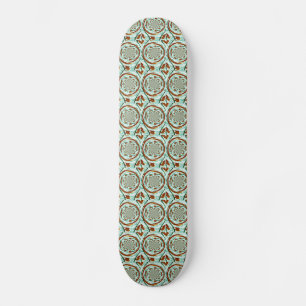 Big Cat Lejon Abstrakt Wildlife Mönster Mini Skateboard Bräda 18,7 Cm