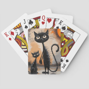 Big Cat Little Cat Halloween Casinokort