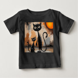 Big Cat Little Cat Halloween T Shirt