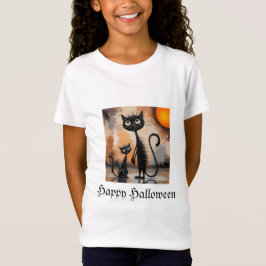 Big Cat Little Cat Halloween T Shirt