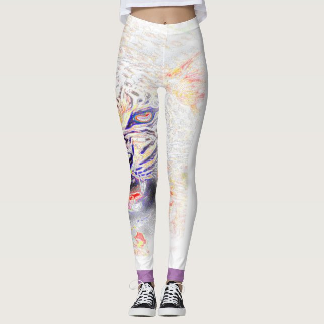 Big Cat-modeller: Mad Leopards 01-02 Leggings (Framsida)
