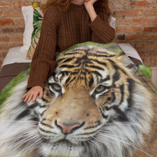 Big Cat Sumatran Tiger Fleecefilt