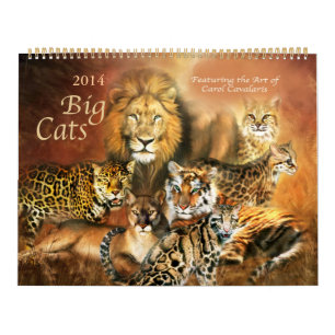 Big Cats Art Calendar 2014 Kalender