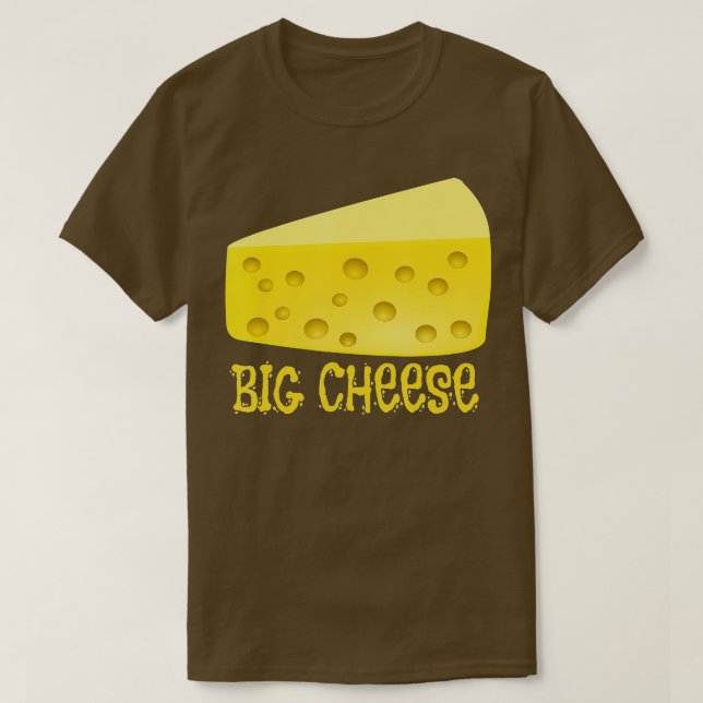 Big Cheese CEO Chef Ledare Ägare, roligt bidrag T Shirt (Design framsida)