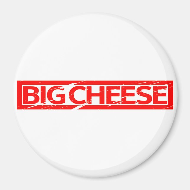 Big Cheese Frimärke Magnet (Framsidan)