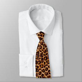 Big Chef Cheetah Spots Animal Silke Necktie Slips