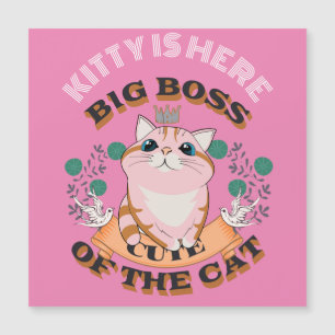 BIG CHEF CUTE CAT CUSTOMIZE PERSONLIG NAMN