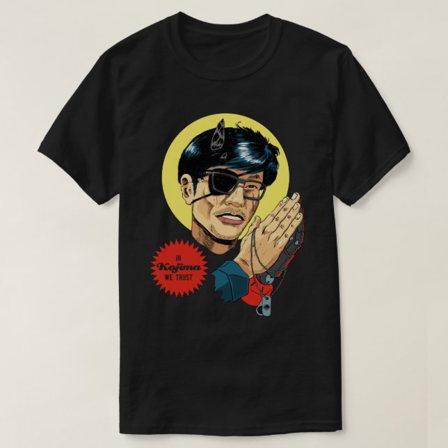 Big Chef Hideo Kojima T Shirt (Design framsida)