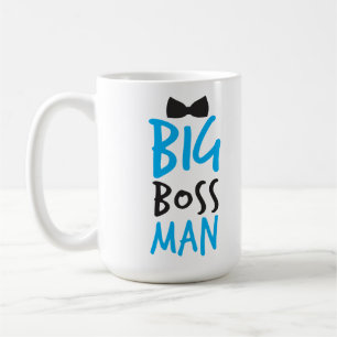Big chef man, bra Bossy-design med en bockslips Kaffemugg