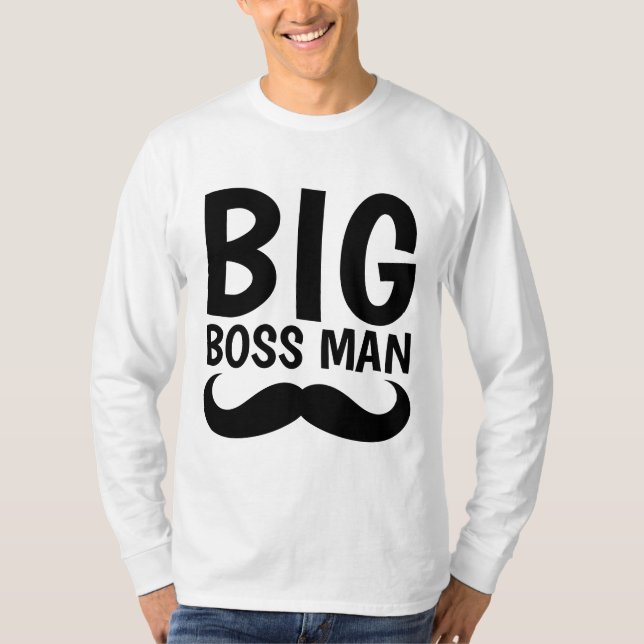 BIG CHEF MAN Mustache T-shirts (Framsida)