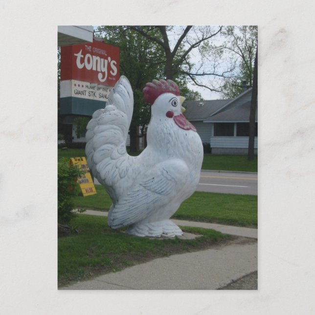 Big Chicken-vykort Vykort (Framsida)