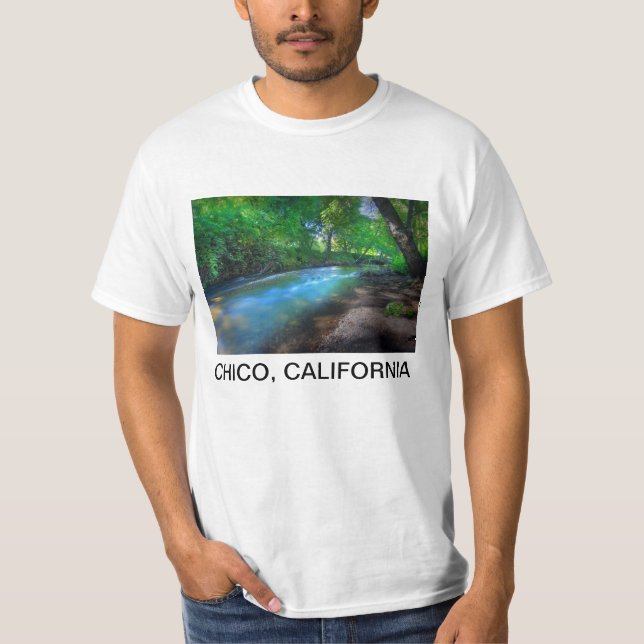 Big Chico Bäck, Chico, Kalifornien Tee (Framsida)