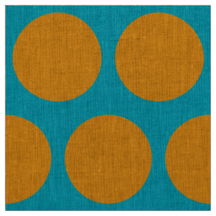 Big Circle Polka Dot Mönster Tyg