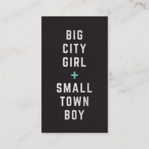 Big City Girl + Small Town Boy Jack & Jill Biljett