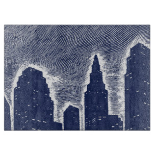 Big City Night Ljus cityscape skyline