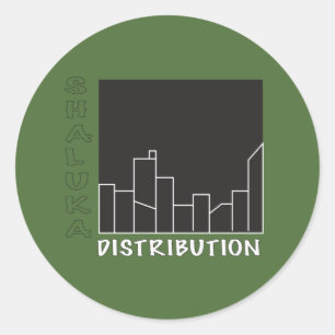"Big City" Shaluka Sticker Runt Klistermärke