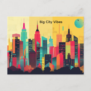 Big City Vibes Vykort