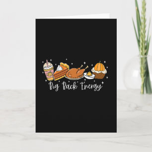 Big Ck Energy Retro Ben Dagen Turk Thanksgiving Me Kort