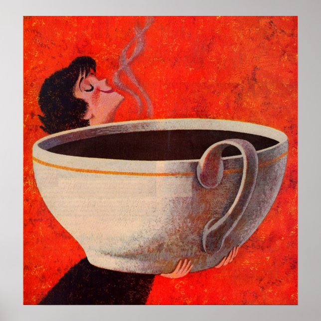 big coffee drinker print poster (Framsidan)