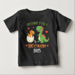 Big Cousin Dinosaur Im ska bli kusin Baby Rex T Shirt<br><div class="desc">Big Cousin Dinosaur jag ska bli kusin Baby Reveal 2025</div>