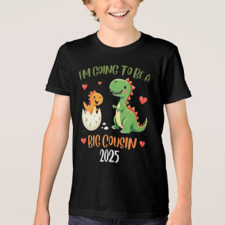 Big Cousin Dinosaur Im ska bli kusin Baby Rex T Shirt