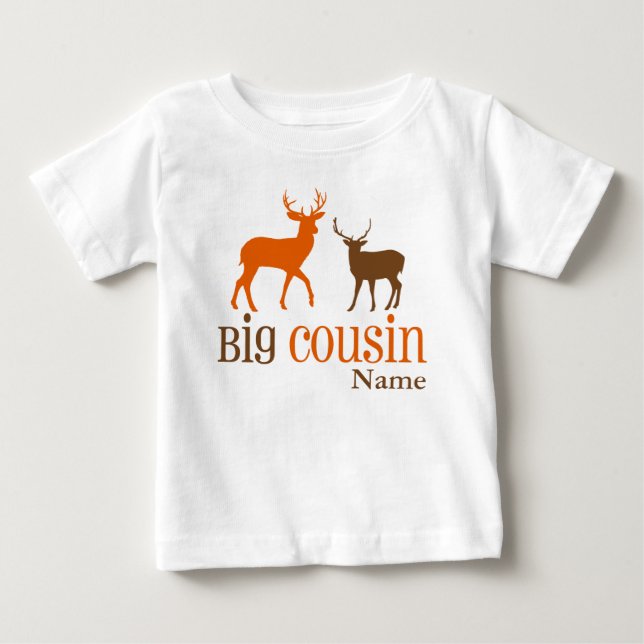 Big Cousin Hjort Personlig T-shirt (Framsida)