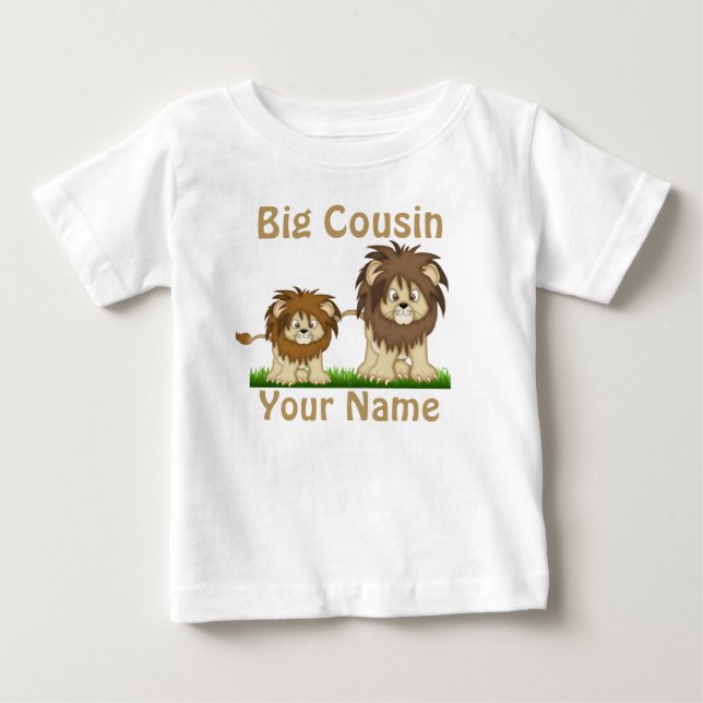 Big Cousin Lejon Personlig T-shirt (Framsida)
