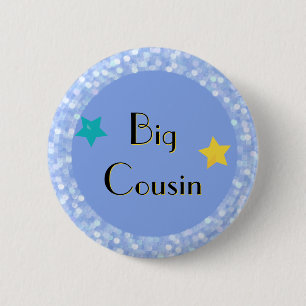 Big Cousin med Stars Classic Round Knapp