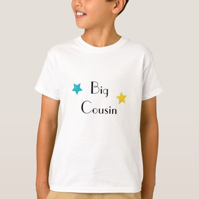 Big Cousin med Stars T Shirt (Framsida)