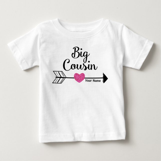Big Cousin Rosa Arrow Personlig Shirt Tee Shirt (Framsida)