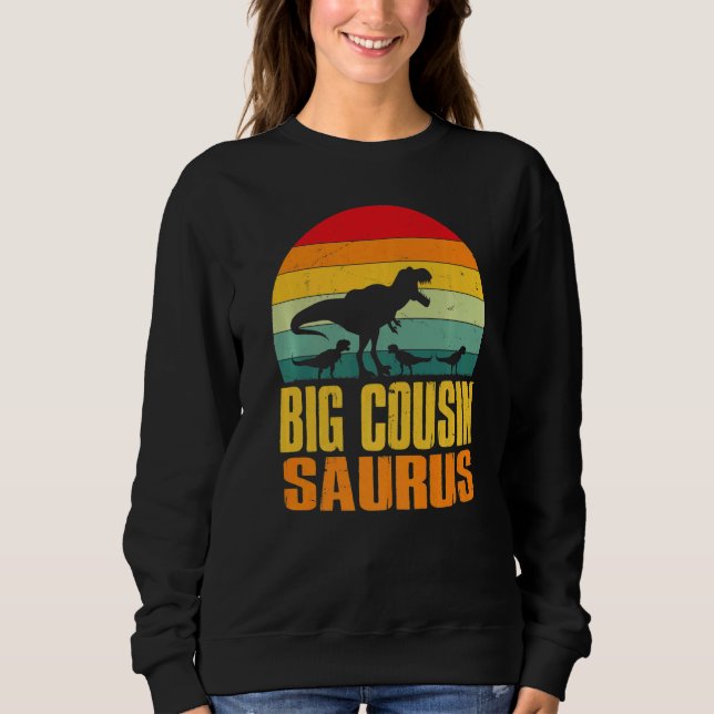 Big Cousinsaurus Rex Dinosaur Big Cousin Saurus Fa T Shirt (Framsida)