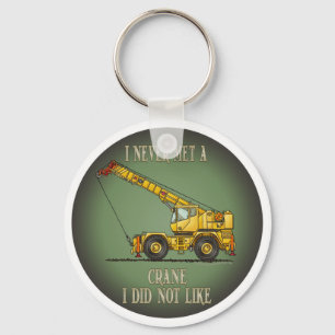 Big Crane Operator Quote-Nyckelring Nyckelring