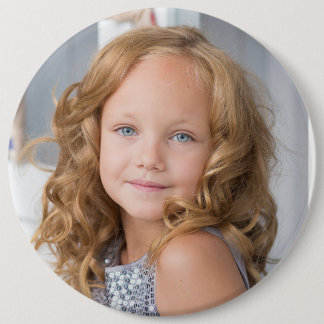 BIG custom photo round button Knapp