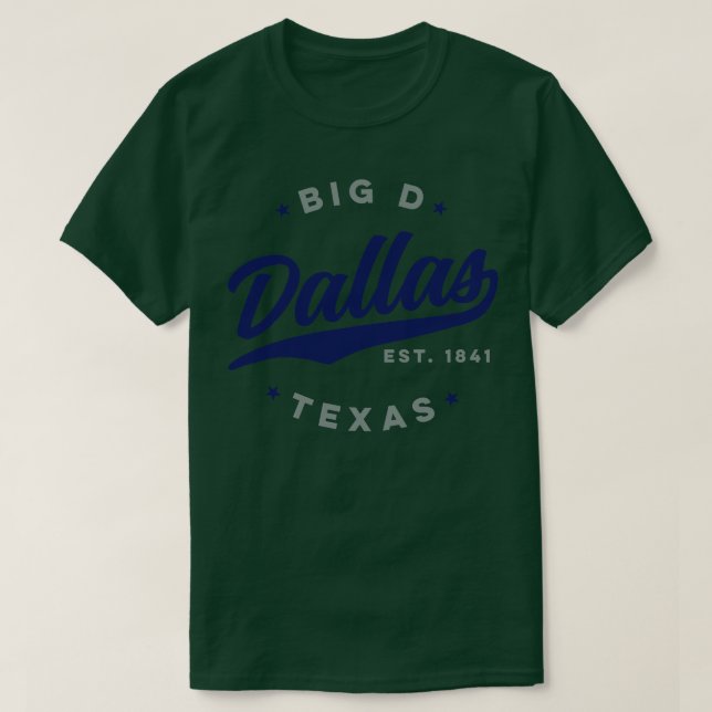Big D Dallas Texas T Shirt (Design framsida)