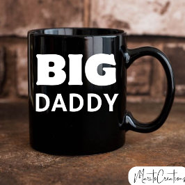 Big Daddy coffee mug, gift for dad. Mugg