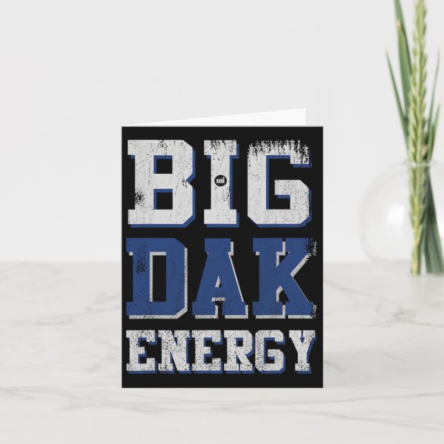 Big Dak Energy Kort (Framsida)