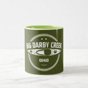 Big Darby Creek Ohio Kanotresor Två-Tonad Mugg