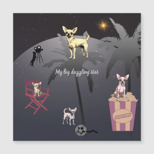 Big Dazzling Star-magnetkort