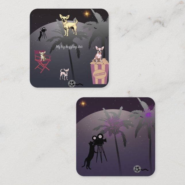 Big Dazzling Star Tilläggskort (Fram/baksida)