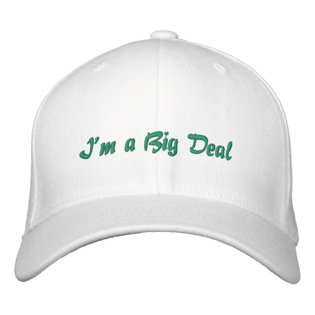 Big Deal, Baseball Cap Broderad Keps (Framsida)