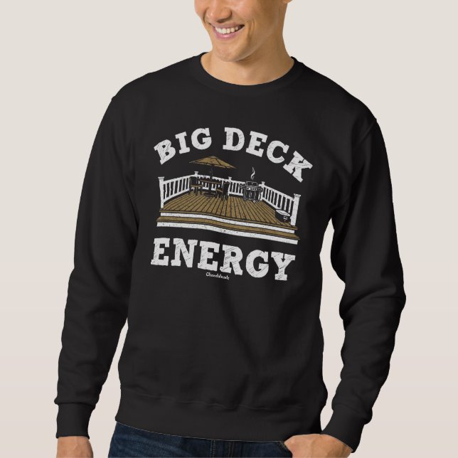 Big Deck Energy T-Shir Lång Ärmad Tröja (Framsida)