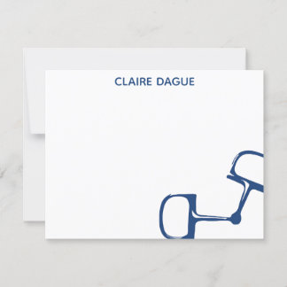 Big Dee Snaffle Bit Horse Notecard - flottan Tack Kort