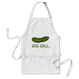Big Dill (Deal) Crunchy Grönt Kosher Pickle Foodie Förkläde