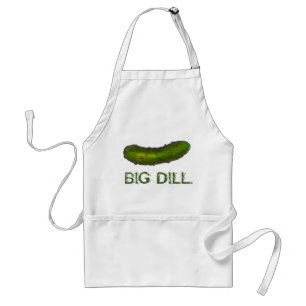 Big Dill (Deal) Crunchy Grönt Kosher Pickle Foodie Förkläde