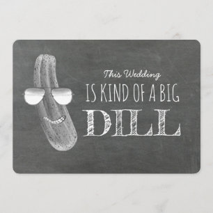 Big Dill Funny Bridesmaid Frieri Inbjudningar