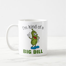 Big Dill Pickle Pun Kaffemugg