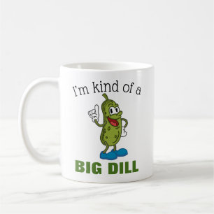 Big Dill Pickle Pun Kaffemugg