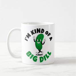 Big Dill Pickle Pun Kaffemugg