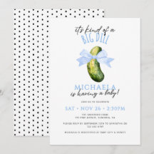 Big Dill Watercolor Coquette Pickle Barnrumsfirand